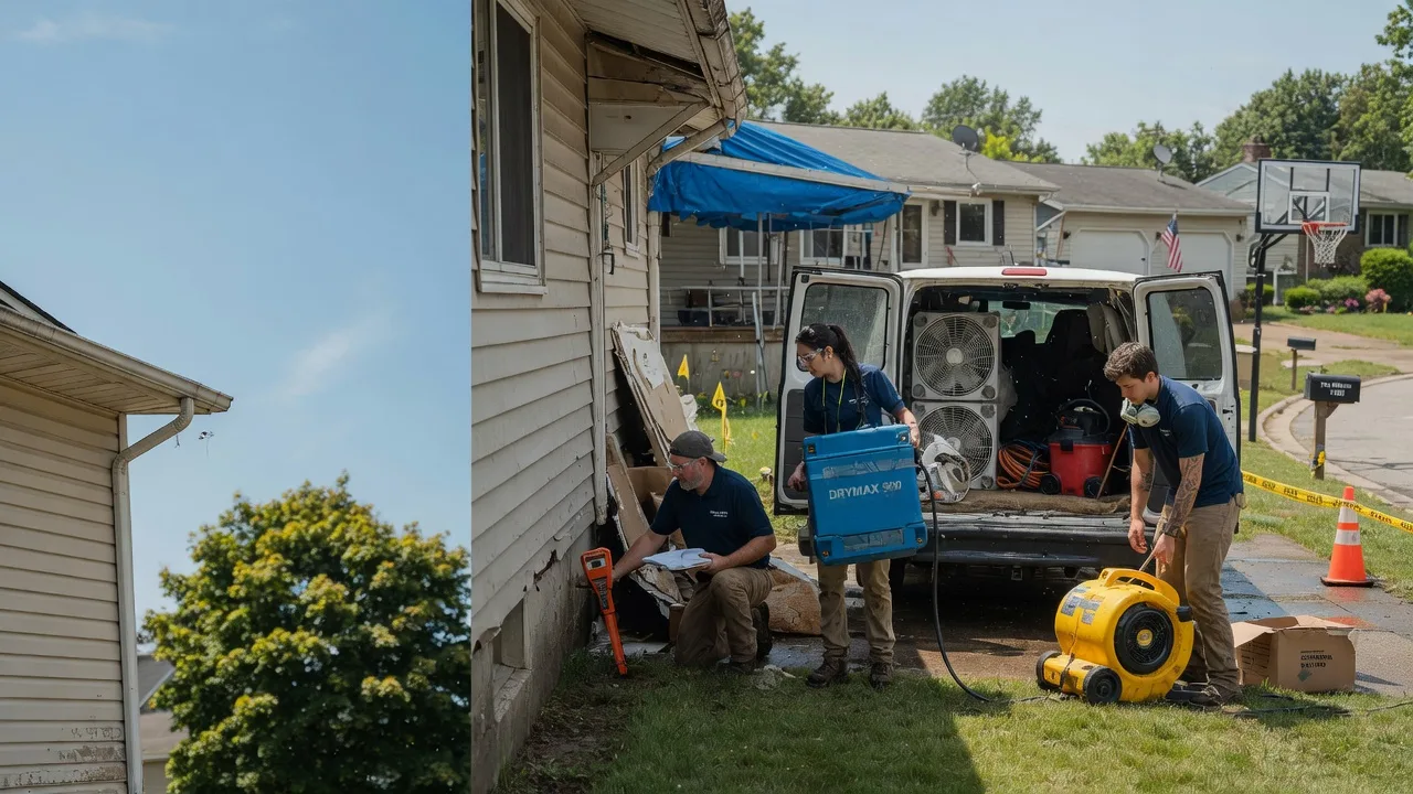 Ceiling Leak Cleanup in Sipesville, PA near me